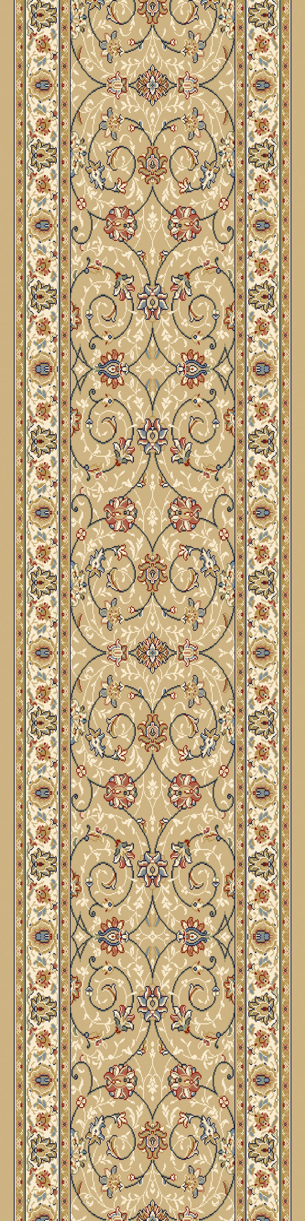 Dynamic Rugs Ancient Garden 57120 Light Gold Ivory Traditional Machine-Made Rug