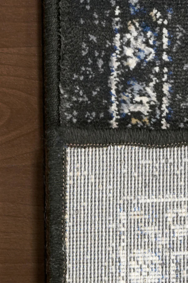 Dynamic Rugs Ancient Garden 57126 Charcoal Silver Traditional Machine-Made Rug