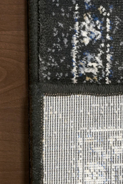 Dynamic Rugs Ancient Garden 57126 Charcoal Silver Traditional Machine-Made Rug