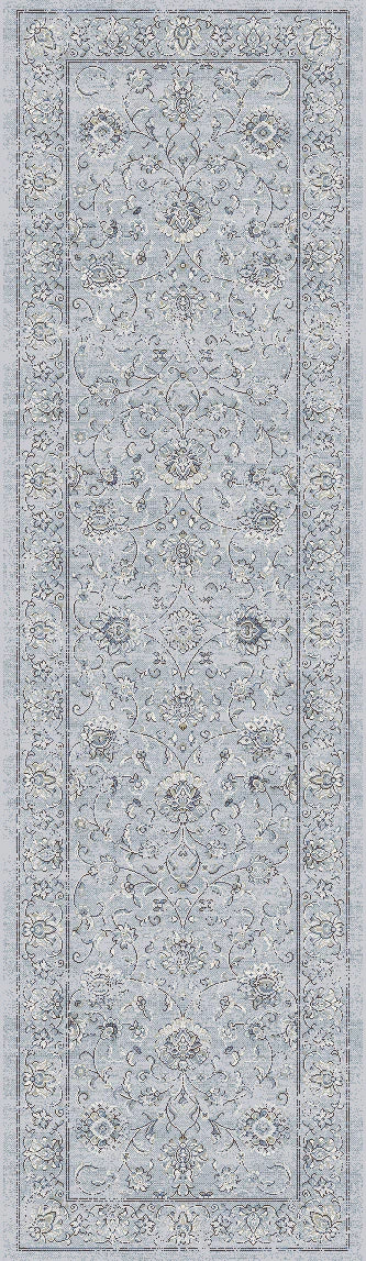 Dynamic Rugs Ancient Garden 57126 Silver Grey Traditional Machine-Made Rug
