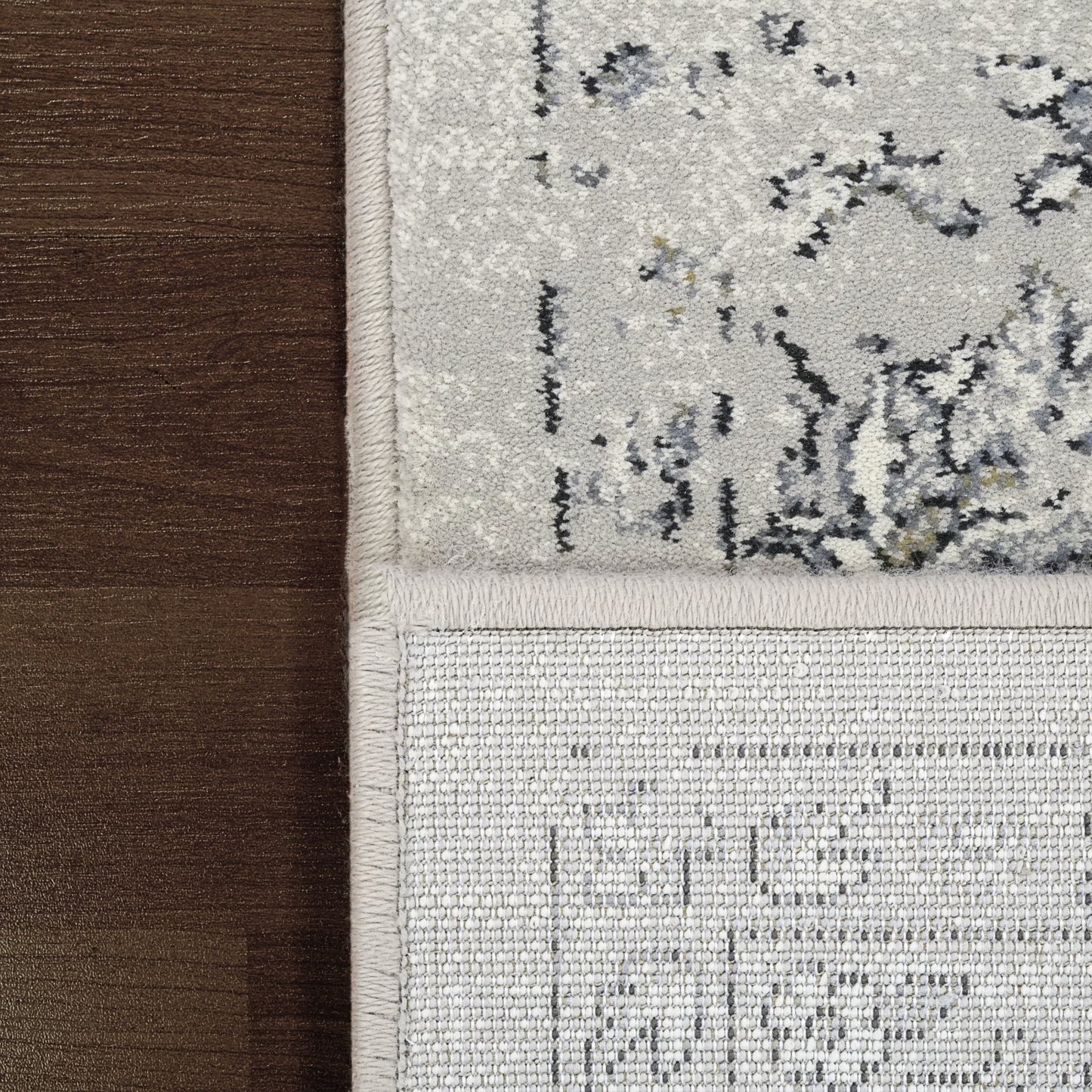 Dynamic Rugs Ancient Garden 57136 Silver Grey Traditional Machine-Made Rug