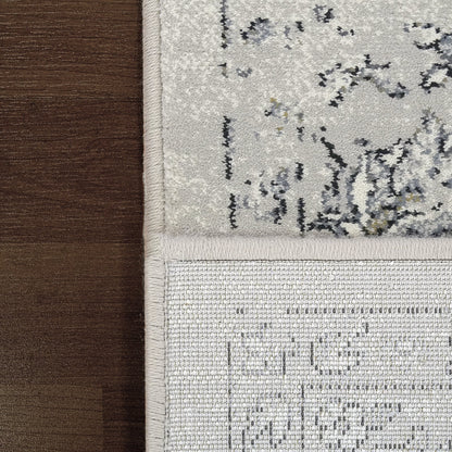 Dynamic Rugs Ancient Garden 57136 Silver Grey Traditional Machine-Made Rug