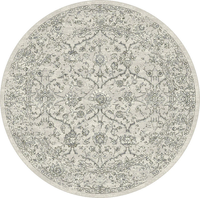 Dynamic Rugs Ancient Garden 57136 Silver Grey Traditional Machine-Made Rug