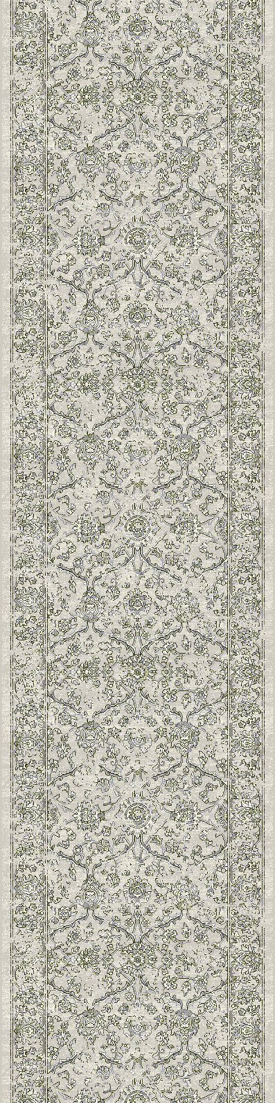 Dynamic Rugs Ancient Garden 57136 Silver Grey Traditional Machine-Made Rug