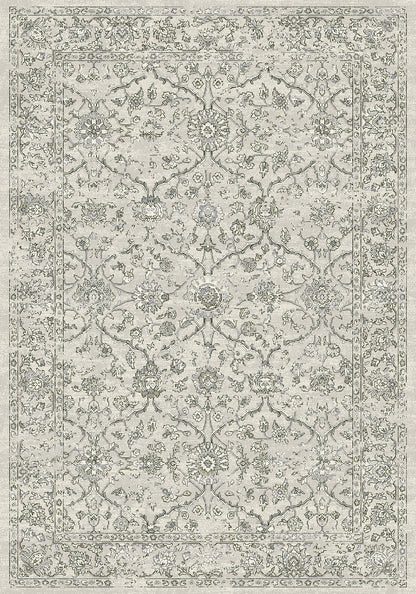 Dynamic Rugs Ancient Garden 57136 Silver Grey Traditional Machine-Made Rug