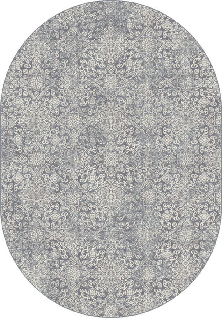 Dynamic Rugs Ancient Garden 57162 Light Blue Traditional Machine-Made Rug