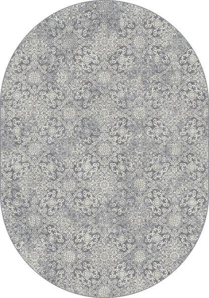 Dynamic Rugs Ancient Garden 57162 Light Blue Traditional Machine-Made Rug