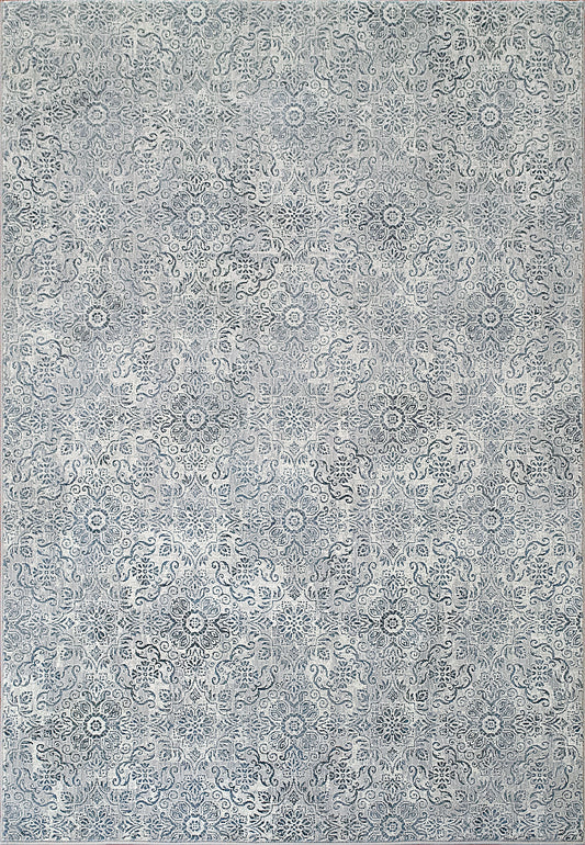 Dynamic Rugs Ancient Garden 57162 Silver Grey Traditional Machine-Made Rug