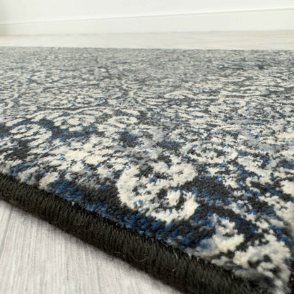 Dynamic Rugs Ancient Garden 57162 Steel Blue Traditional Machine-Made Rug