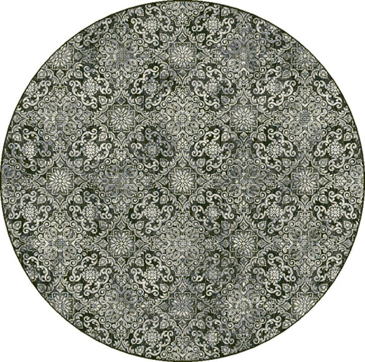 Dynamic Rugs Ancient Garden 57162 Steel Blue Traditional Machine-Made Rug