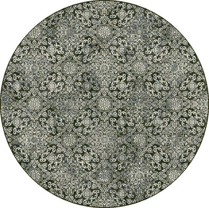 Dynamic Rugs Ancient Garden 57162 Steel Blue Traditional Machine-Made Rug