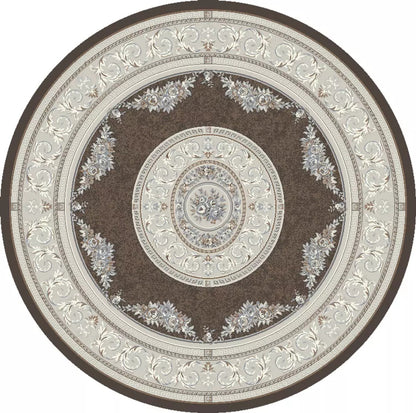 Dynamic Rugs Ancient Garden 57226 Brown Cream Traditional Machine-Made Rug