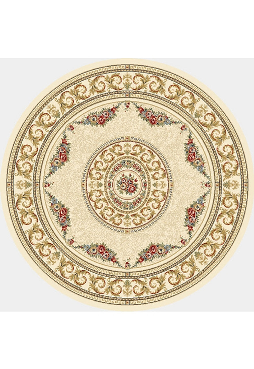 Dynamic Rugs Ancient Garden 57226 Ivory Traditional Machine-Made Rug