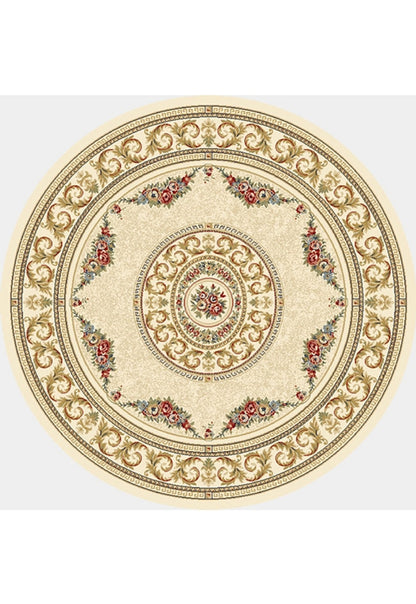 Dynamic Rugs Ancient Garden 57226 Ivory Traditional Machine-Made Rug
