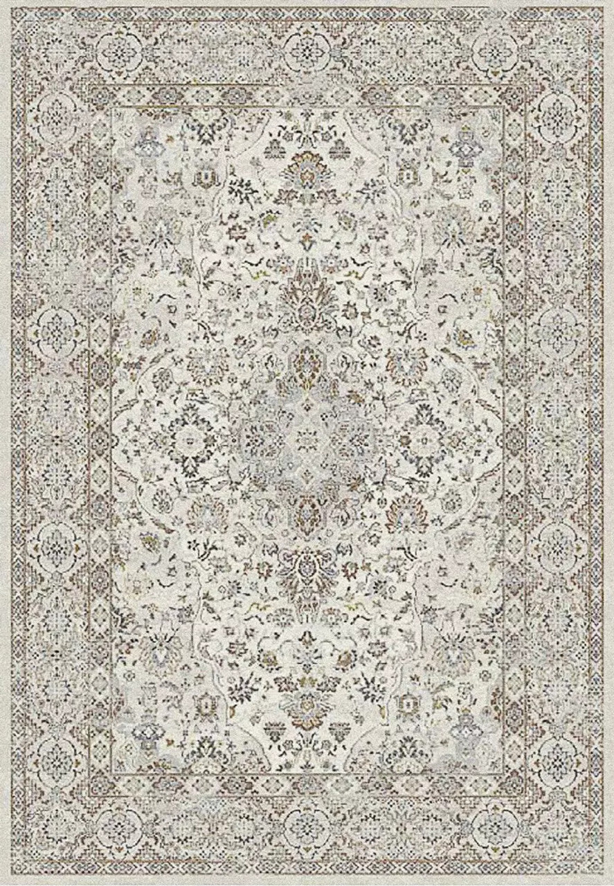 Dynamic Rugs Ancient Garden 57275 Cream Beige Traditional Machine-Made Rug