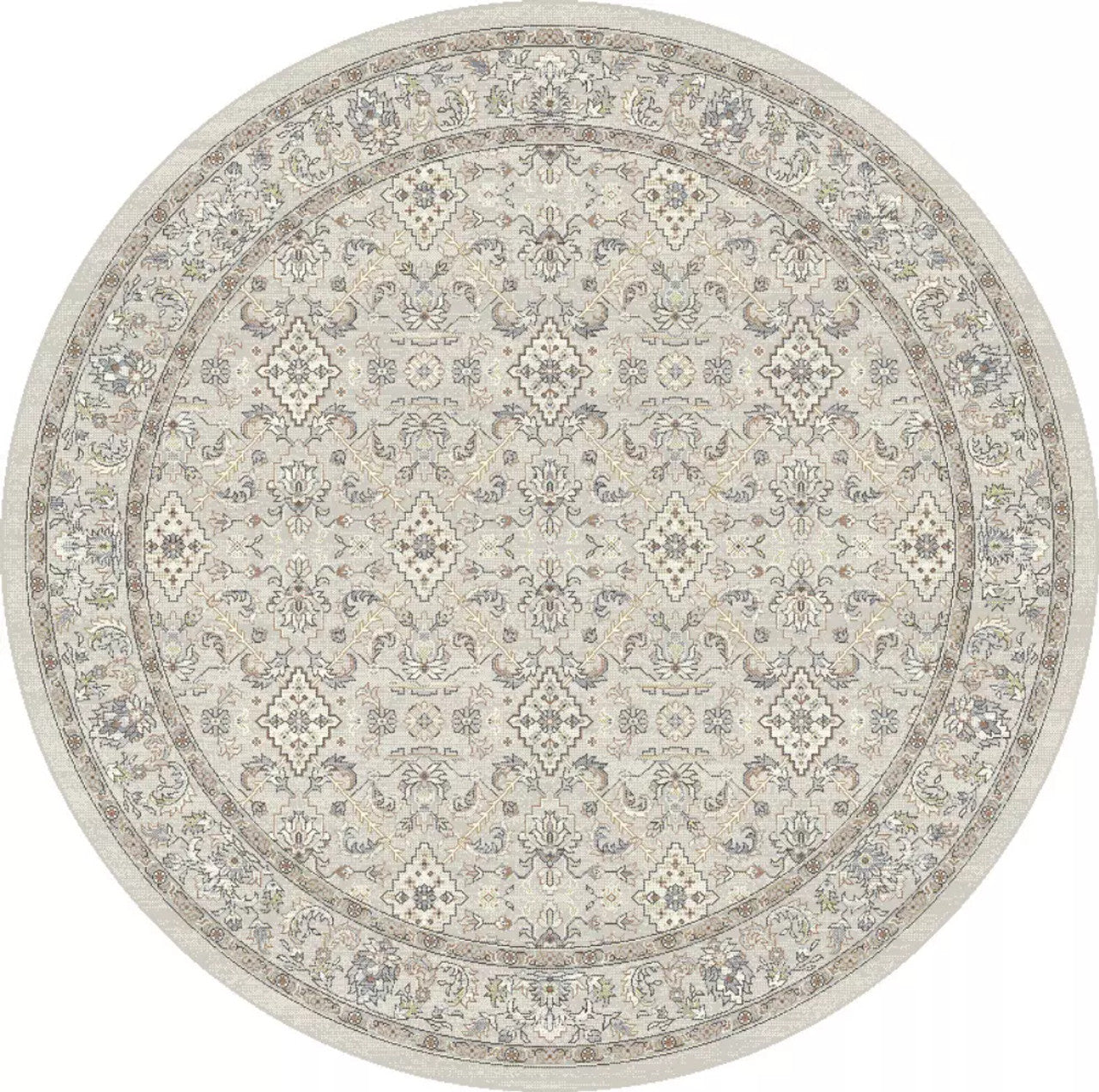 Dynamic Rugs Ancient Garden 57276 Cream Beige Traditional Machine-Made Rug
