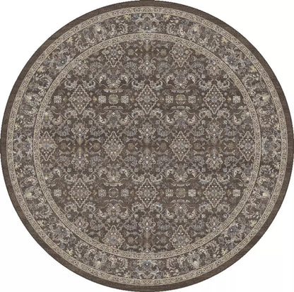 Dynamic Rugs Ancient Garden 57276 Dark Brown Beige Blue Traditional Machine-Made Rug