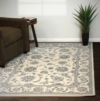 Dynamic Rugs Ancient Garden 57365 Cream Traditional Machine-Made Rug