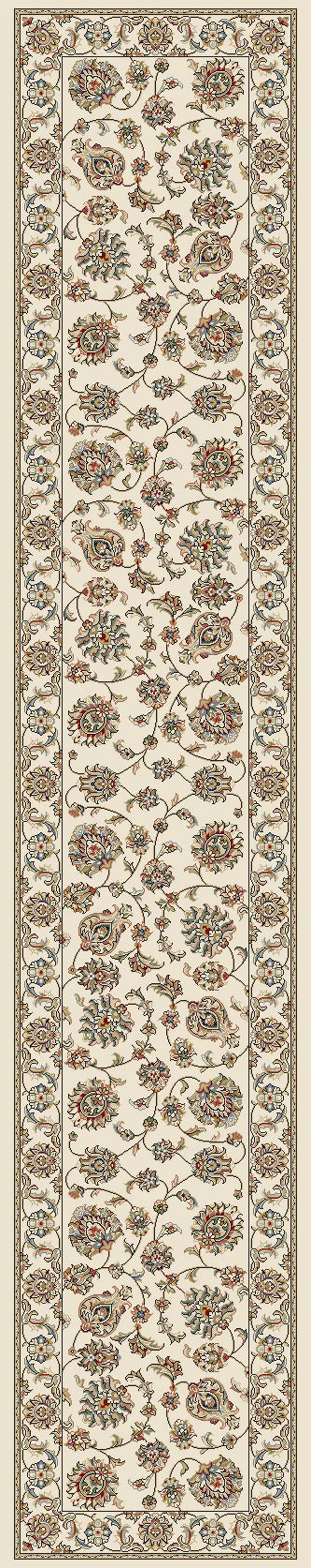 Senter Ivory Machine Rug Dynamic Rugs Ancient Garden 57365 Ivory Traditional Machine-Made Rug | ADR
