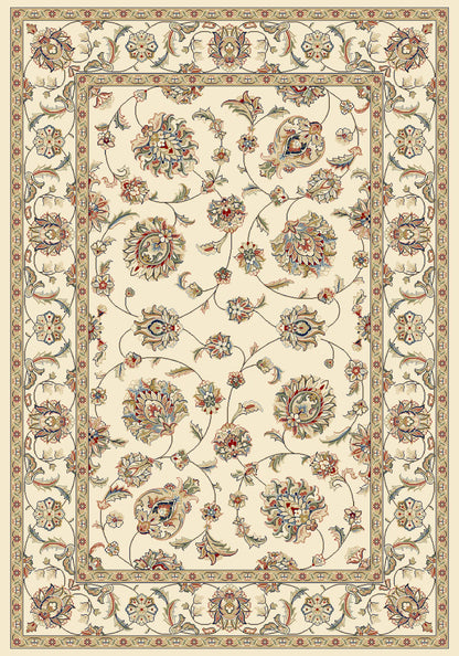 Dynamic Rugs Ancient Garden 57365 Ivory Traditional Machine-Made Rug