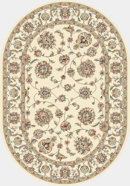 Dynamic Rugs Ancient Garden 57365 Ivory Traditional Machine-Made Rug