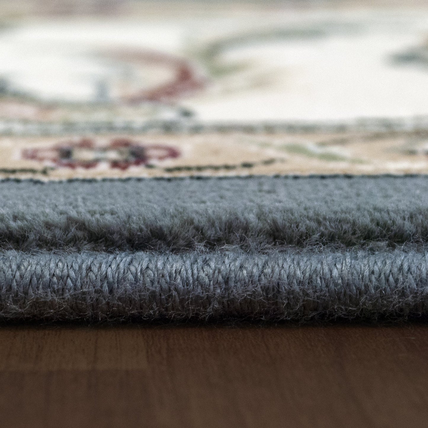 Dynamic Rugs Ancient Garden 57365 Light Blue Ivory Traditional Machine-Made Rug