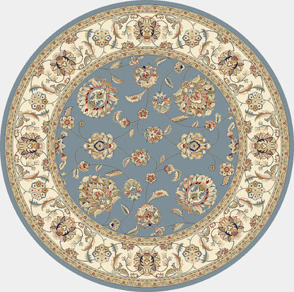 Dynamic Rugs Ancient Garden 57365 Light Blue Ivory Traditional Machine-Made Rug