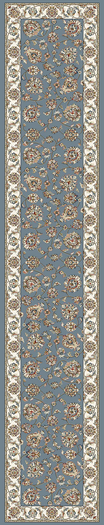 Dynamic Rugs Ancient Garden 57365 Light Blue Ivory Traditional Machine-Made Rug