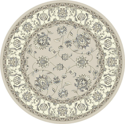Dynamic Rugs Ancient Garden 57365 Soft Grey Cream Traditional Machine-Made Rug