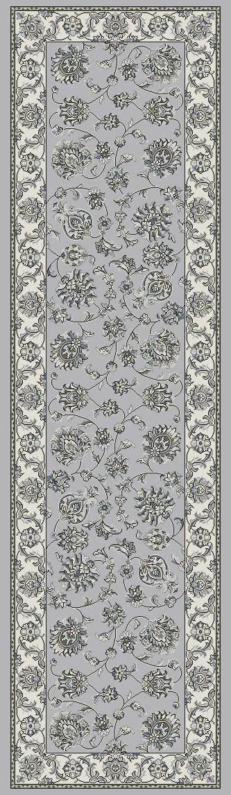 Dynamic Rugs Ancient Garden 57365 Soft Grey Cream Traditional Machine-Made Rug