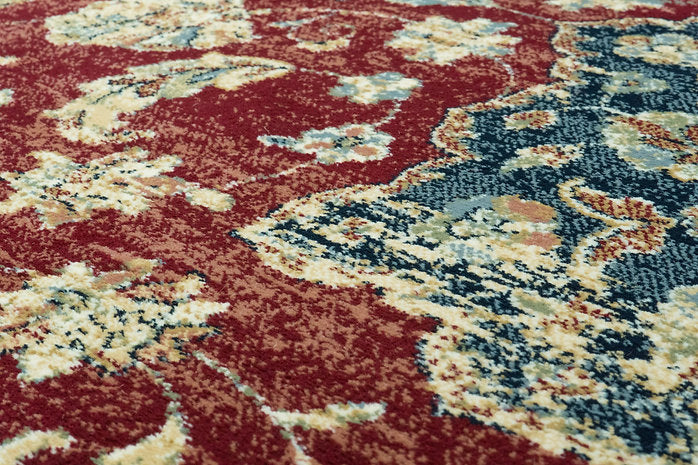 Dynamic Rugs Ancient Garden 57559 Red Ivory Traditional Machine-Made Rug