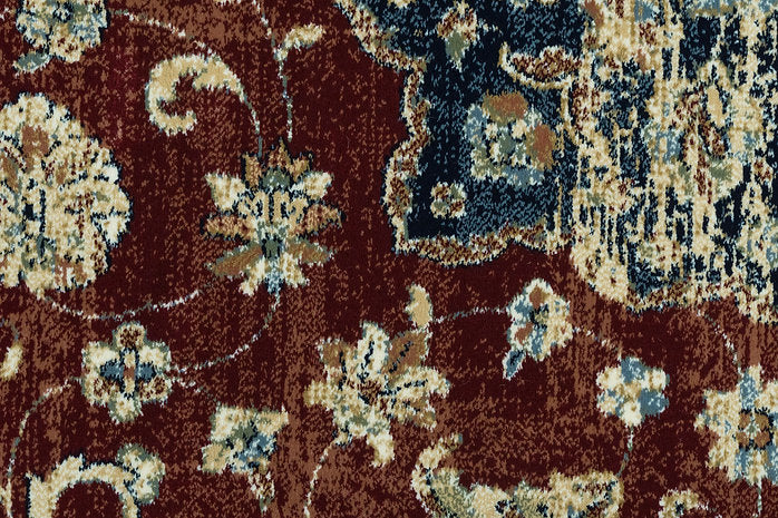 Dynamic Rugs Ancient Garden 57559 Red Ivory Traditional Machine-Made Rug