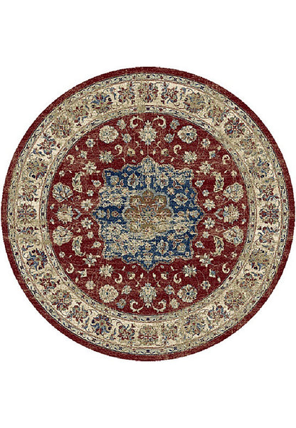 Dynamic Rugs Ancient Garden 57559 Red Ivory Traditional Machine-Made Rug