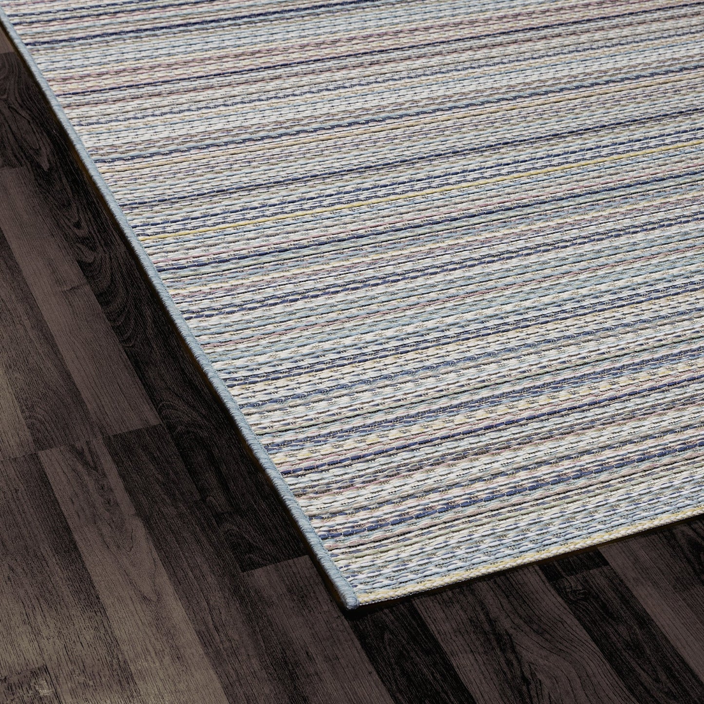 Dynamic Rugs Brighton 8160 Blue Contemporary Machine-Made Rug