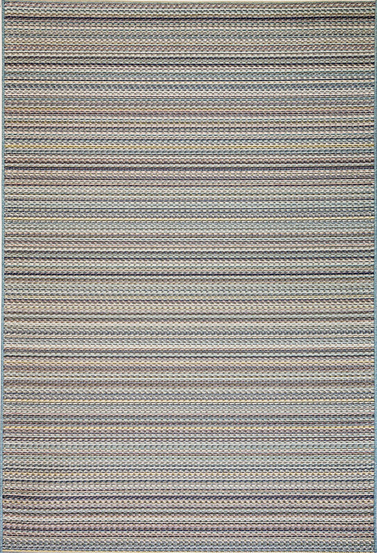 Dynamic Rugs Brighton 8160 Blue Contemporary Machine-Made Rug