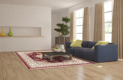 Dynamic Rugs Brilliant 7201 Red Traditional Machine-Made Rug