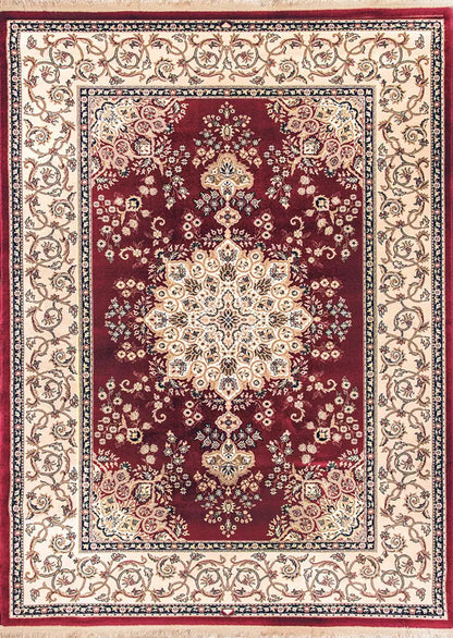 Dynamic Rugs Brilliant 7201 Red Traditional Machine-Made Rug