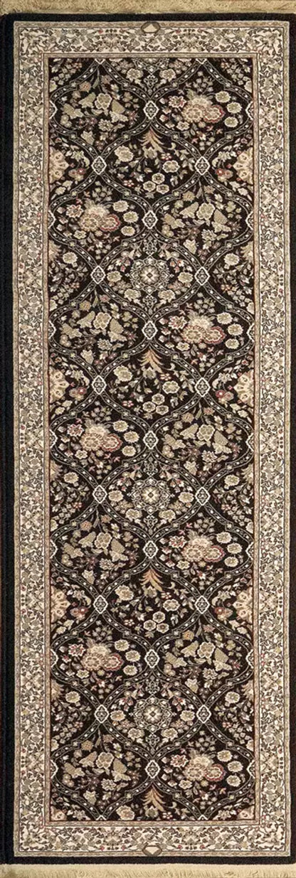 Dynamic Rugs Brilliant 7211 Black Traditional Machine-Made Rug