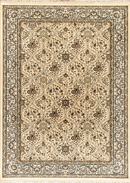 Dynamic Rugs Brilliant 7211 Linen Traditional Machine-Made Rug