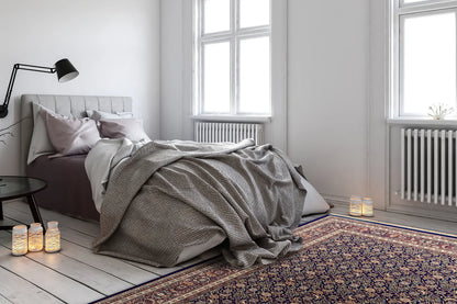 Dynamic Rugs Brilliant 72240 Navy Traditional Machine-Made Rug