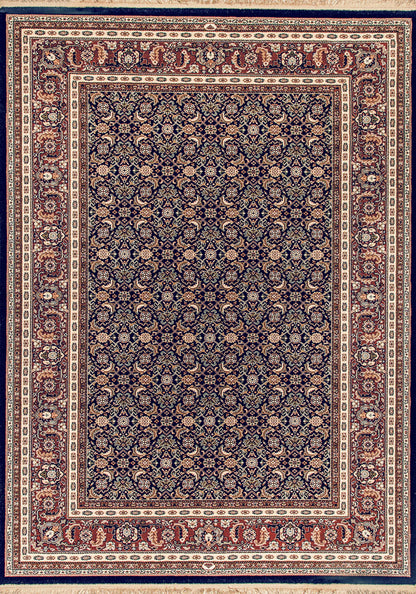 Dynamic Rugs Brilliant 72240 Navy Traditional Machine-Made Rug