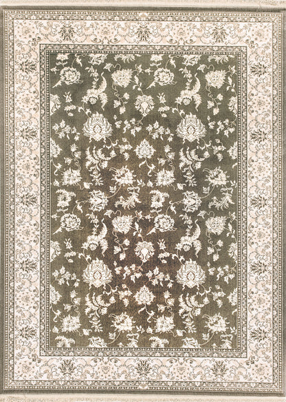 Dynamic Rugs Brilliant 7226 Brown Traditional Machine-Made Rug