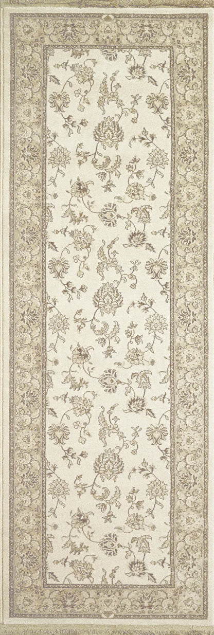 Dynamic Rugs Brilliant 7226 Ivory Traditional Machine-Made Rug
