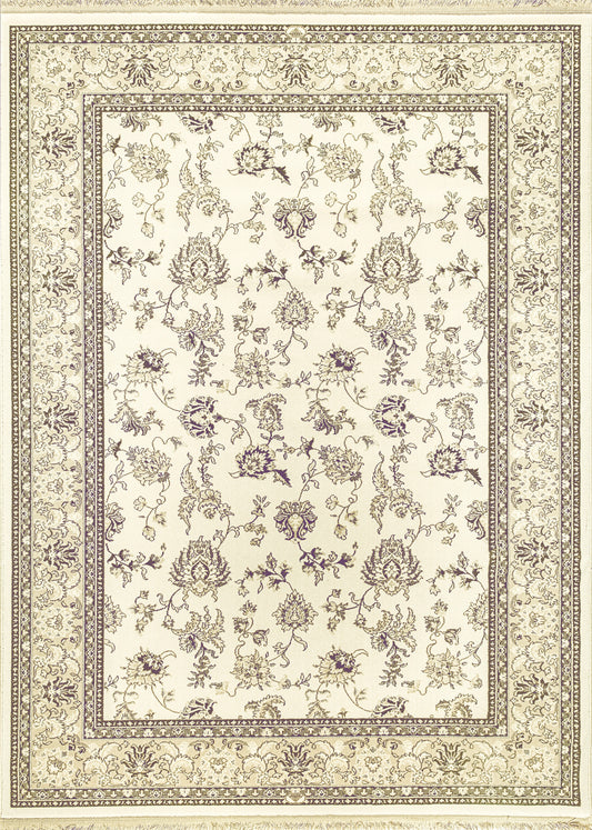 Dynamic Rugs Brilliant 7226 Ivory Traditional Machine-Made Rug