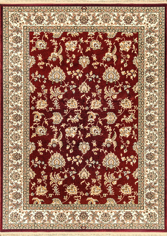 Dynamic Rugs Brilliant 7226 Red Traditional Machine-Made Rug
