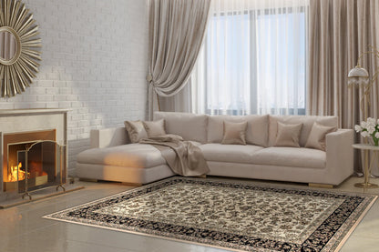 Dynamic Rugs Brilliant 72284 Ivory Traditional Machine-Made Rug