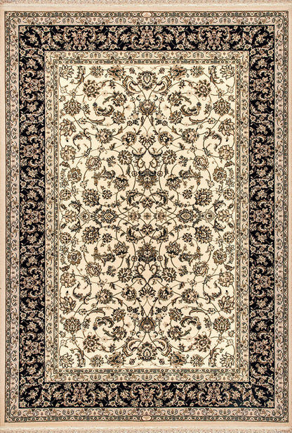 Dynamic Rugs Brilliant 72284 Ivory Traditional Machine-Made Rug