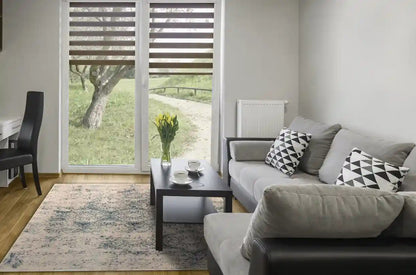 Dynamic Rugs Brilliant 72413 Blue Traditional Machine-Made Rug