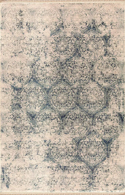 Dynamic Rugs Brilliant 72413 Blue Traditional Machine-Made Rug