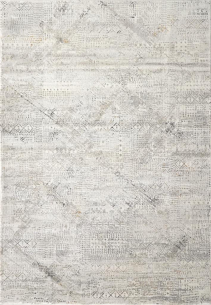 Dynamic Rugs Capella 7925 Grey Gold   Modern Machine-Made Rug